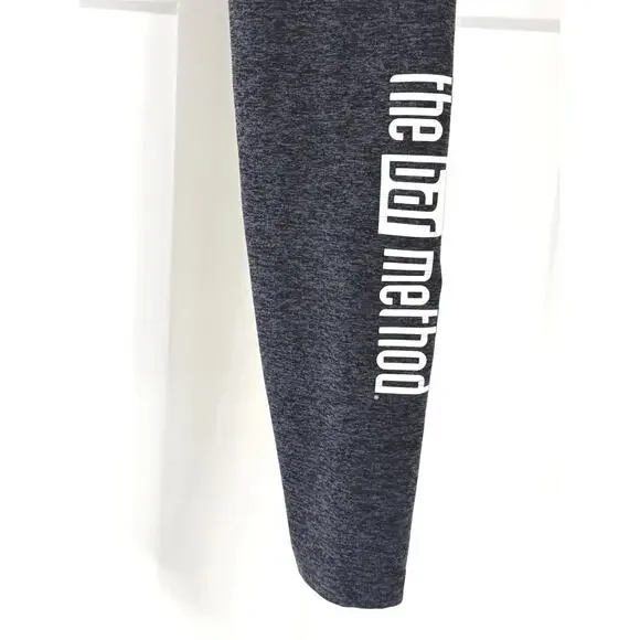 Beyond Yoga Spacedye Leggings Size S Heathered Blue *EUC Logo The Bar Method - Picture 4 of 7